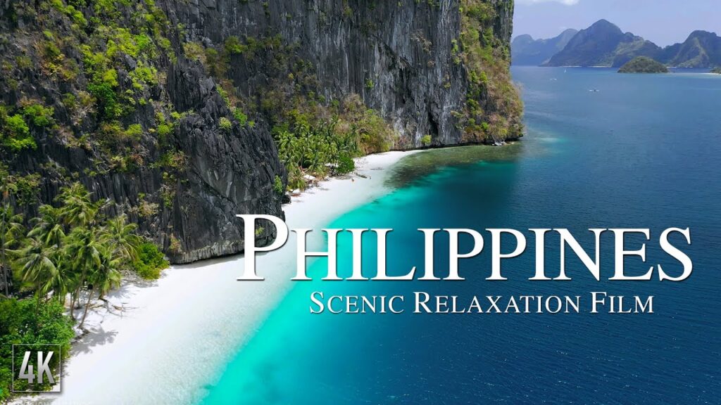 Philippines Drone Scenery with Ambient Music